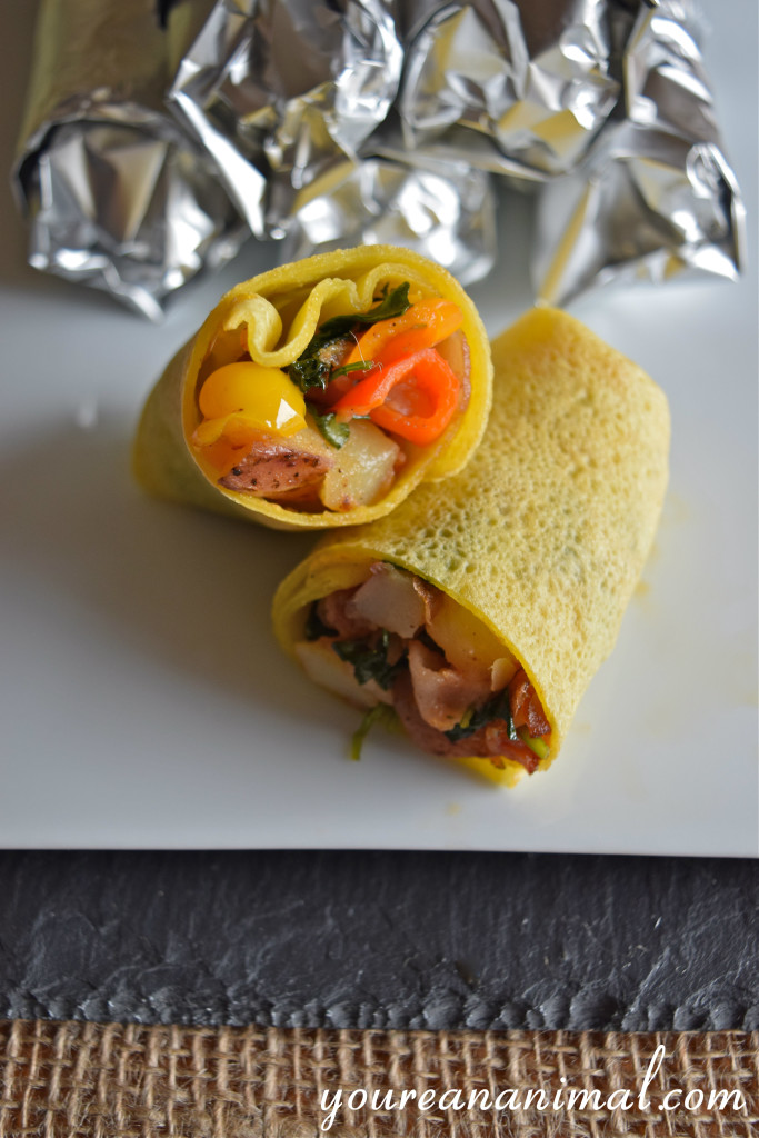 Freezer Meal Breakfast Burritos. Perfect for Sunday Meal Prep! Grain-free, gluten-free