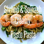 shrimp-spinach-creamy-pesto-pasta